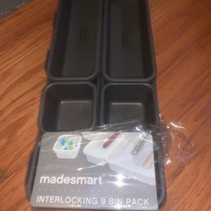Organizer interlocking 9 bin pack